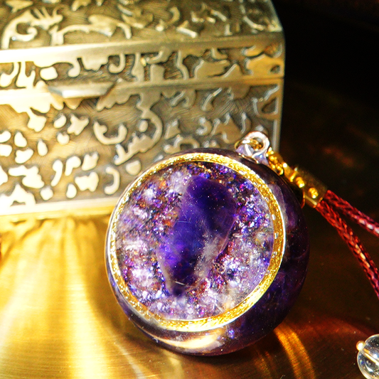 Colgante de Meteorita Grafito Cristal con Cadena Reiki para Cuello y Auto