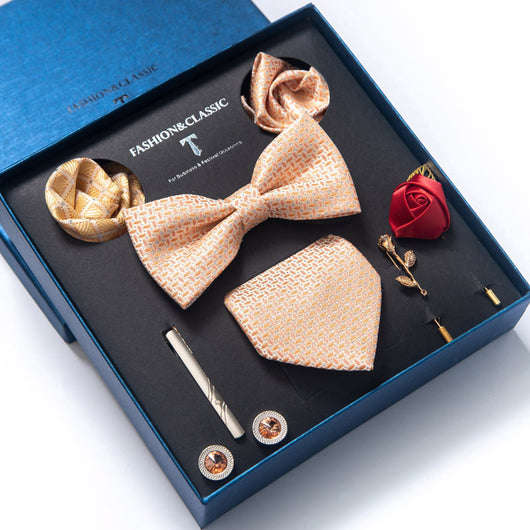 Conjunto de 8 Piezas de Corbatas para Traje Formal de Hombre - Image 36