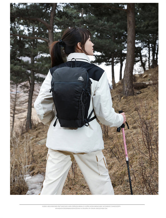 Mochila de Senderismo AZELA con Patrón Grid - Ligera y Transpirable para Trekking y Viajes - Image 22