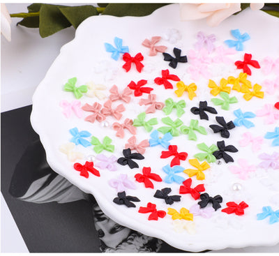 Set de Adornos Navideños de Resina con Lazos y Moños Mixtos - Image 30