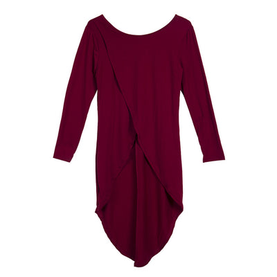 Blusa Larga Asimétrica de Corte Irregular Talla Grande - Image 13