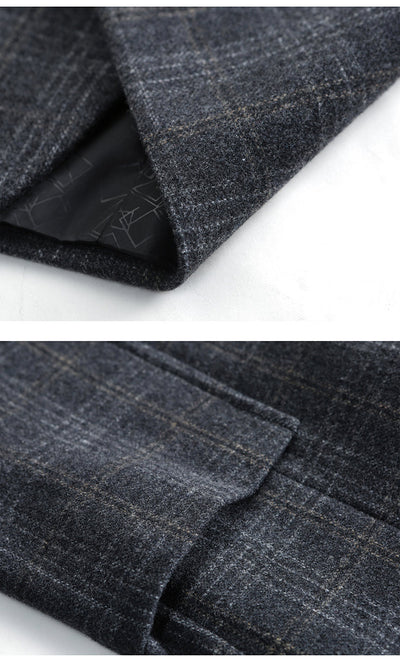 Blazer Cuadros Hombre Elegante para Negocios - Image 19