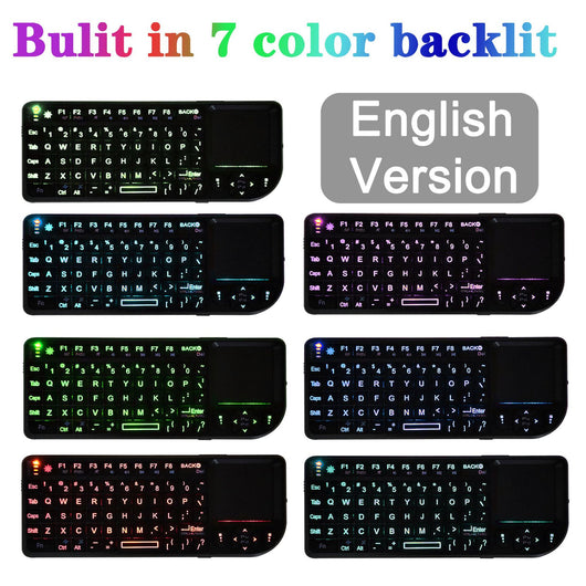 Teclado Inalámbrico Bluetooth Mini con Puntero Láser y Control Remoto Infrarrojo - Image 8