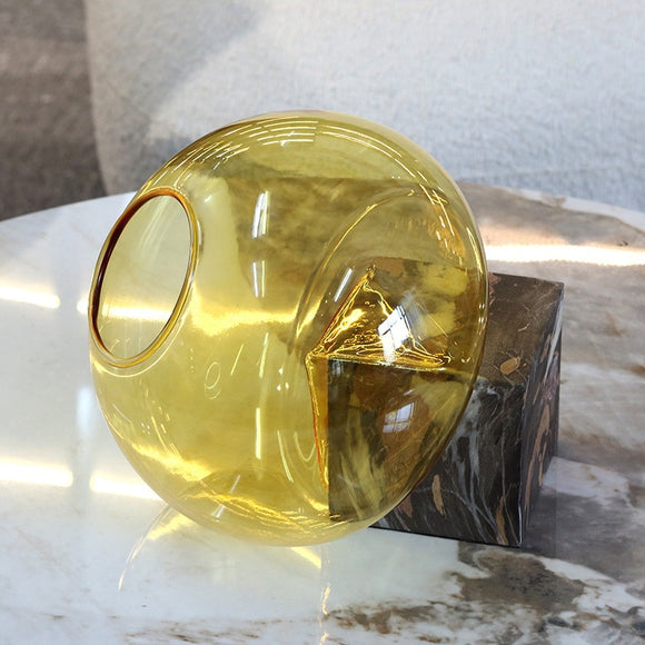 Maceta de Cristal Creativa con Florero Decorativo