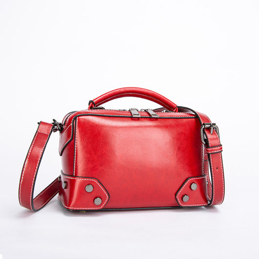Bolso Mensajero de Cuero para Mujer - Cartera Portátil Elegante - Image 12