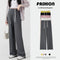 Pantalones Premamá Cómodos de Pierna Ancha sin Cintura Ajustable
