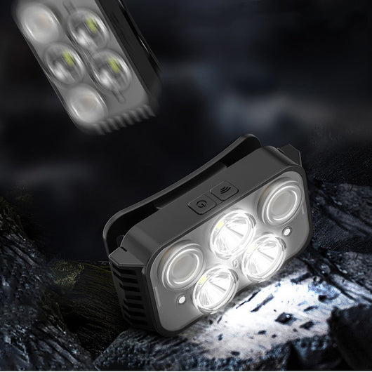 Lámpara Frontal LED Recargable por USB con Sensor Inteligente para Pesca y Camping - Image 18