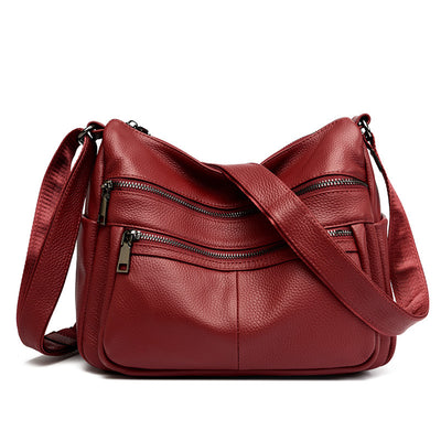 Bolso Mensajero de Cuero Genuino Primera Capa - Estilo Profesional - Image 11
