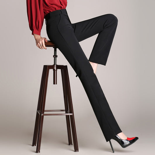Pantalón de Vestir Ancho Talla Grande para Mujer - Estilo Casual Elegante - Image 3