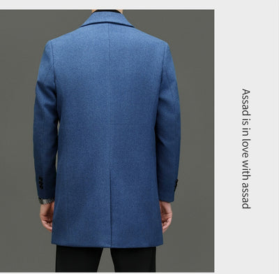Abrigo de Lana Entallado para Hombre - Corte Moderno Otoño Invierno - Image 10