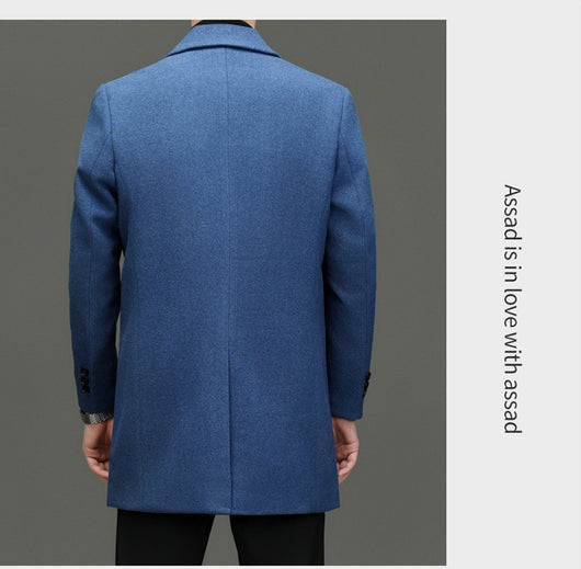 Abrigo de Lana Entallado para Hombre - Corte Moderno Otoño Invierno - Image 10
