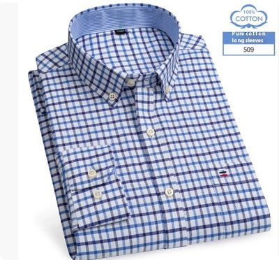 Camisa Cuadrille de Algodón Puro para Hombre - Image 3