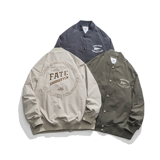 Chaqueta de Trabajo Bordada para Parejas - Estilo Americano - Image 9