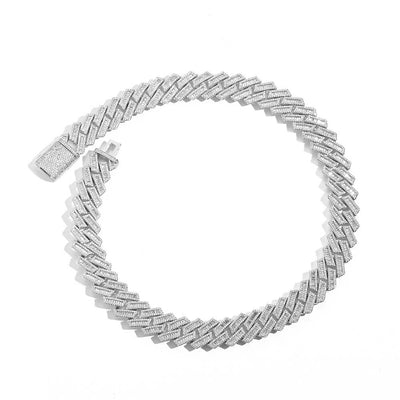 Cadena Cubana Hip Hop de Diamantes Doble Fila 18mm - Image 25