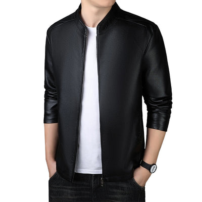 Chaqueta de Cuero PU para Hombre - Estilo Urbano Moderno - Image 5