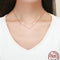 Collar Constelaciones Zodiacales Plata 925 Baño Oro Rosa