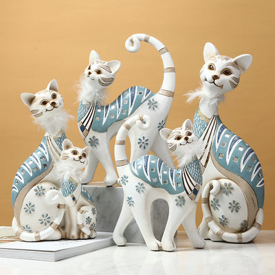 Adornos de Gatos Lindos - Accesorios Decorativos para el Hogar