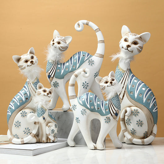 Adornos de Gatos Lindos - Accesorios Decorativos para el Hogar