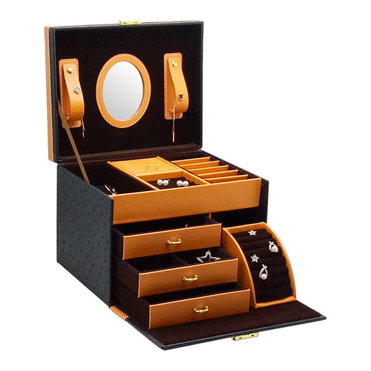 Joyero de Lujo en Piel con Gavetas Organizadoras - Image 10