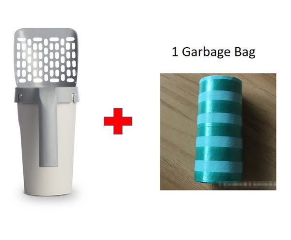 Set Arenero con Caja de Almacenamiento y Pala Inteligente para Gatos Perezosos - Image 10
