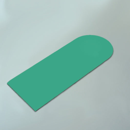 Tapete de Yoga Semicircular de Goma PU en Color Sólido para Casa