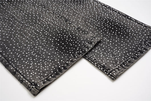 Pantalones Jeans Rectos Anchos con Detalles de Strass - Diseño Casual Moderno - Image 57