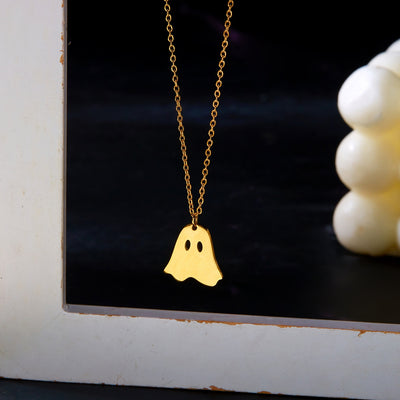 Collar con Dije de Calabaza y Fantasma para Halloween - Image 34