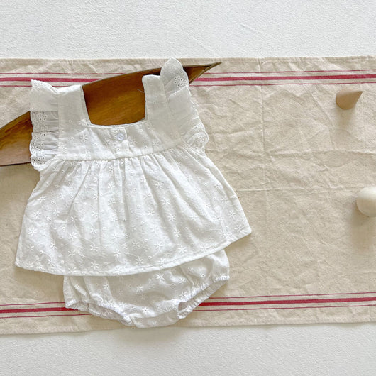 Conjunto de Dos Piezas para Bebé Niña - Romper Elegante - Image 8