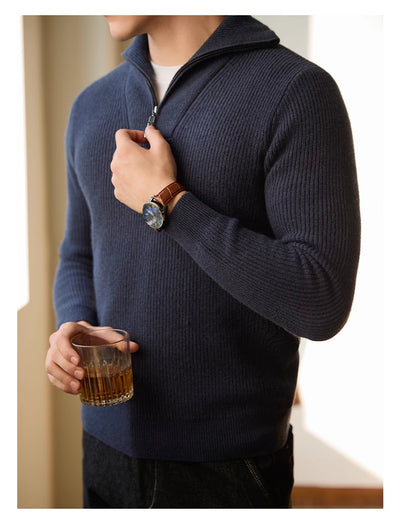 Suéter Texturizado Cálido para Hombre - Pullover de Descanso - Image 2