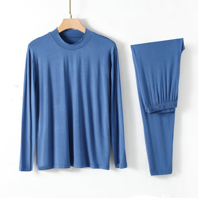 Conjunto de Pijama Térmico de Cuello Alto y Manga Larga - Image 3