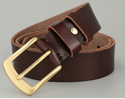 Cinturón de Cuero Genuino para Hombre - Diseño Artesanal Casual - Image 11