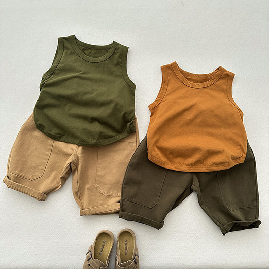 Pantalones Baggy Cropped con Parches Vintage Lavado Desgastado - Image 8