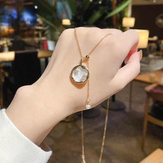Collar de Perla en Acero Titanio de Diseño Exclusivo para Mujer - Image 65