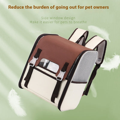Mochila Transportadora de Gatos Respirable y Plegable - Image 3