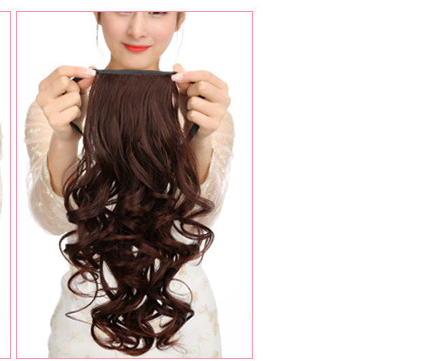 Peluca Corta con Coleta y Trenza Integrada para Niña - Image 10