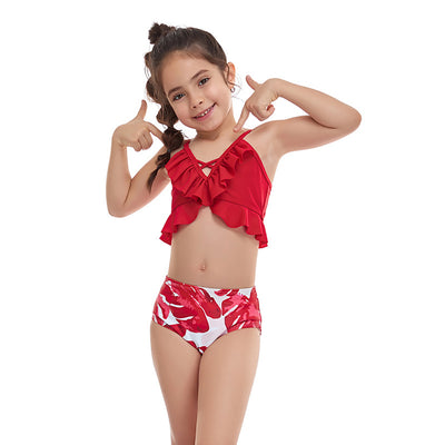Traje de Baño de Dos Piezas con Volantes para Niña - Image 9