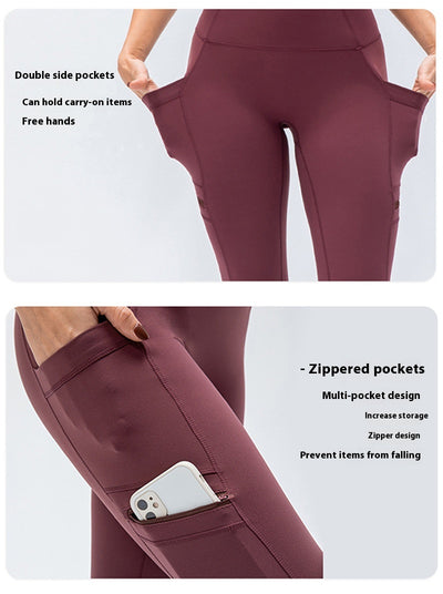Pantalones de Sudadera Ajustados de Cintura Alta con Bolsillos Laterales - Image 28