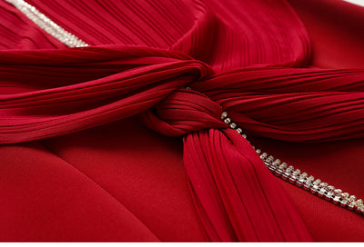 Falda Roja Ajustada a la Cintura - Image 11