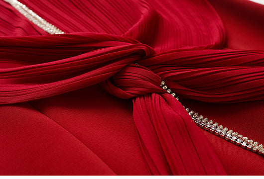 Falda Roja Ajustada a la Cintura - Image 11