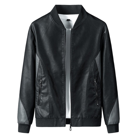 Chaqueta Otoñal Holgada para Hombre Talla Grande Estilo Papá - Image 14