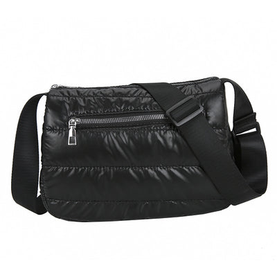Bolso Cuadrado Compacto con Costura de Color Sólido - Image 7