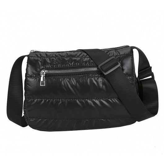 Bolso Cuadrado Compacto con Costura de Color Sólido - Image 7