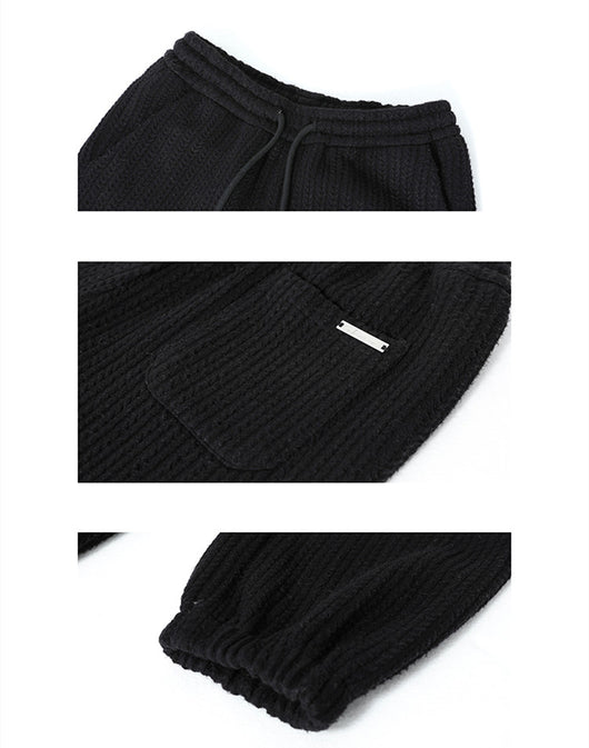 Pantalones Casuales Holgados con Cordón para Hombre - Image 6