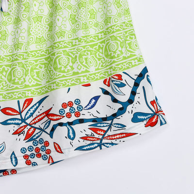 Shorts de Playa Cintura Alta con Estampado y Tela Elástica - Image 17