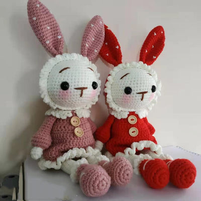 Kit Completo Muñeca Conejo Amigurumi - Lana y Accesorios para Crochet - Image 7