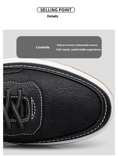 Zapatos Casuales de Cuero Genuino con Suela Gruesa - Diseño Retro Artesanal - Image 18