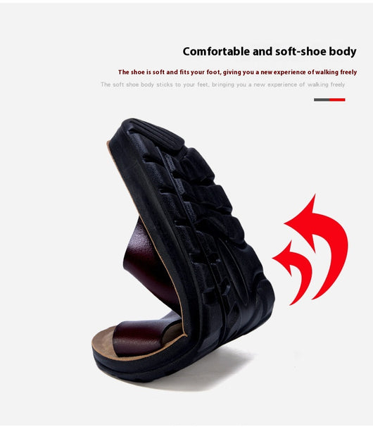 Sandalias Cómodas Extragrandes para Hombre - Calzado de Playa y Exterior - Image 26