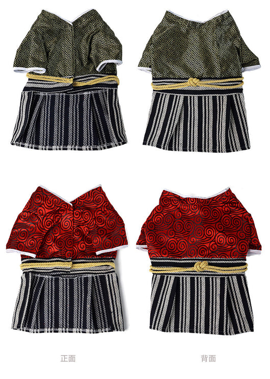 Disfraz de Guerrero Samurái para Perros - Estilo Kimono Japonés - Image 16