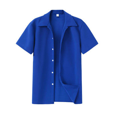 Camisa Casual Retro Resort con Cuello Solapa para Hombre - Image 4