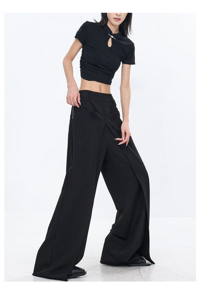 Pantalones Sueltos Negros Casuales para Mujer - Corte Recto - Image 14
